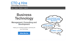 Desktop Screenshot of cto4hire.com